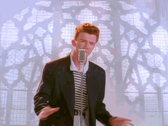 get rickrolled